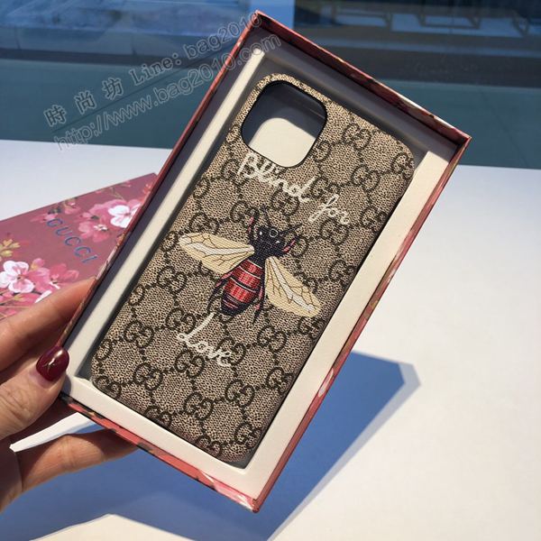 Gucci手機殼 Gucci手機套 熱賣款古馳GUCCI 花卉蘋果手機殼  mmk1064